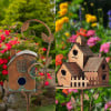 🎖️Halloween Special: 50% off everything! 💕Handmade Metal Birdhouse Garden Stakes, 🔥98.6% of people would buy 👍 one of each of these three styles, 🔥86.9% of people would buy 🎁 one of each color [Free shipping]