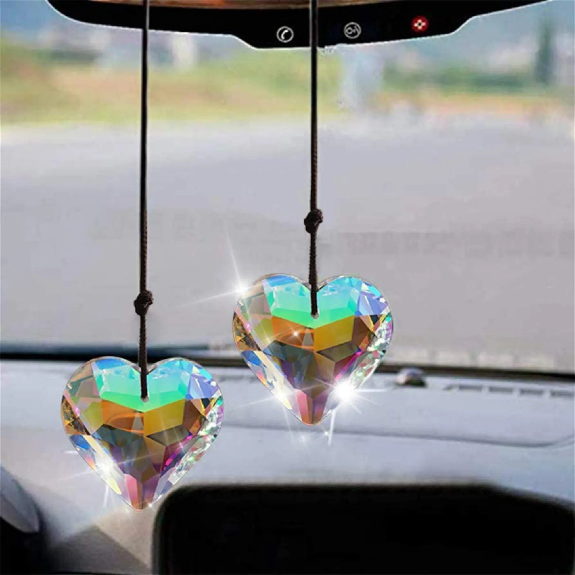 Hanging Heart Suncatcher Prism Crafts