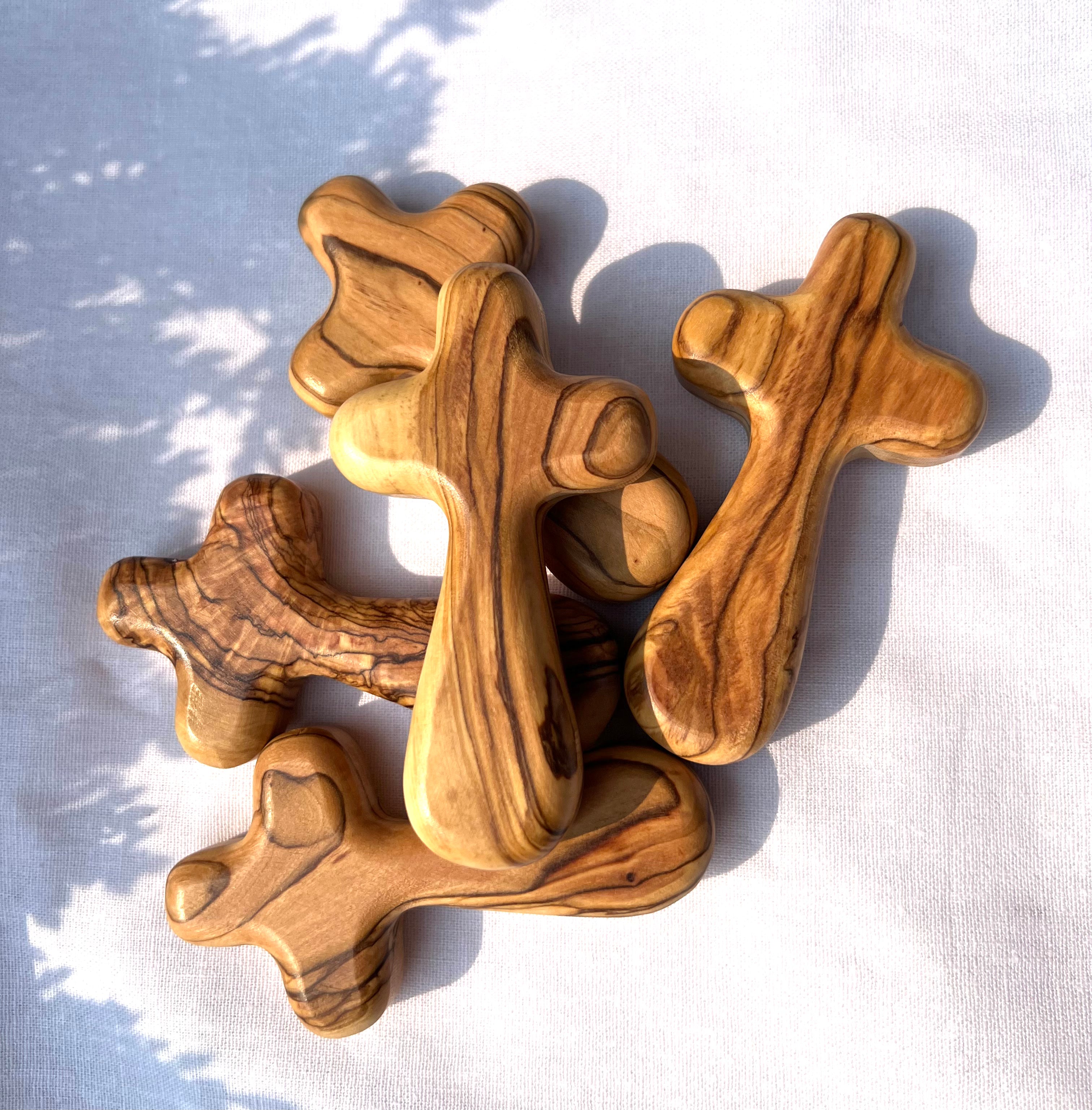 🔥Last Day Promotion 70% OFF💥Olive Wood Comfort Cross Quintet (5 CROSSES - ONE PRICE)