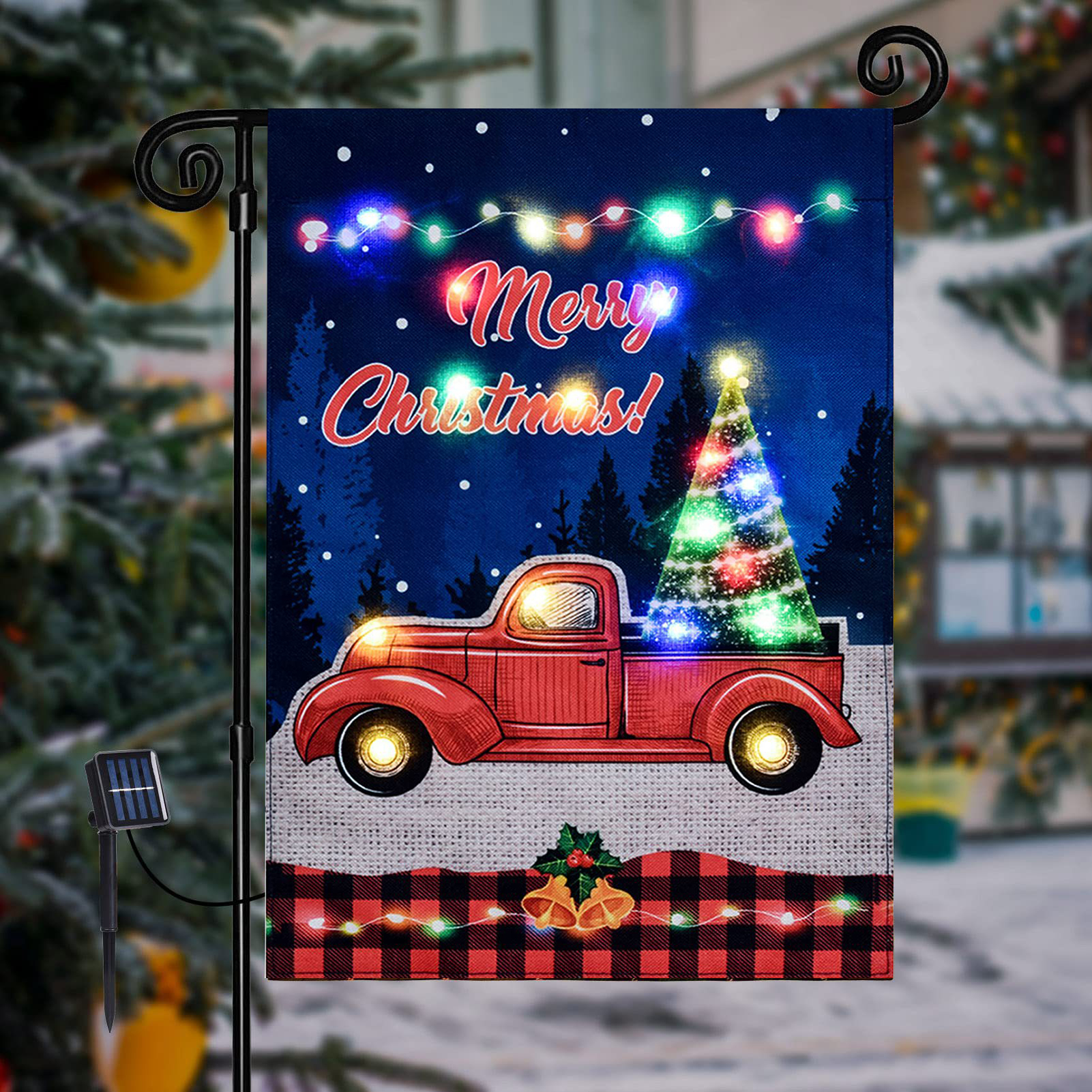 🎄Early Christmas Sale 49% OFF - Christmas LED Garden Flags