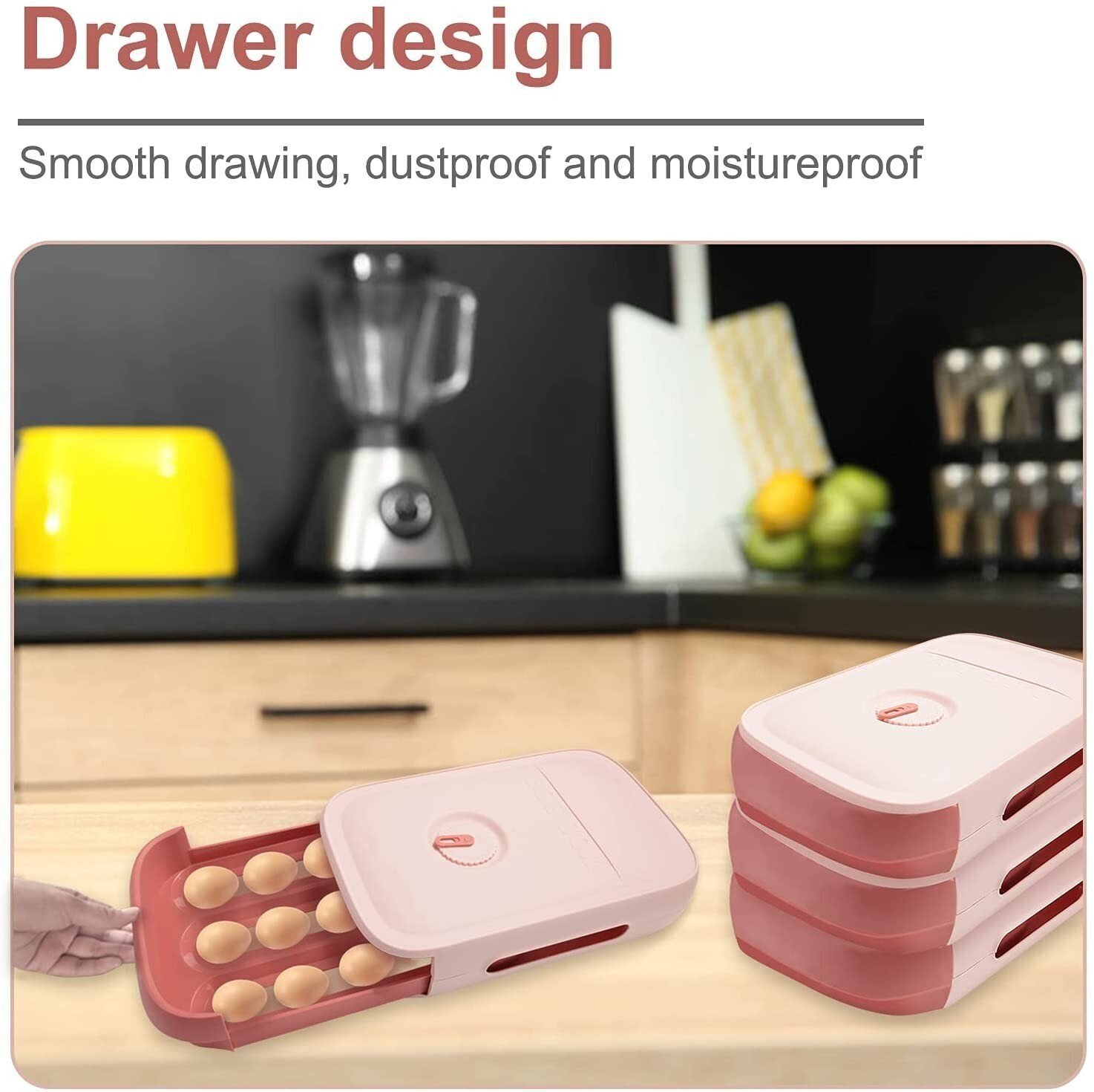 (🔥HOT SALE NOW - 48% OFF)NEW DRAWER TYPE EGG STORAGE BOX