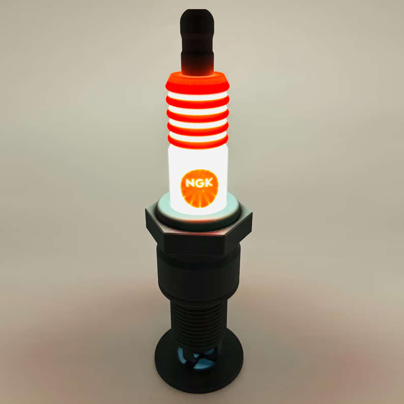 Spark plug lamp