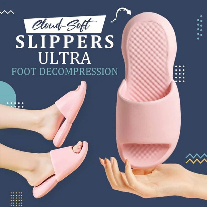 🎁 (Mother's Day Sale - 50% OFF) Non-slip Wear-resistant Thick-soled Super Soft Slippers