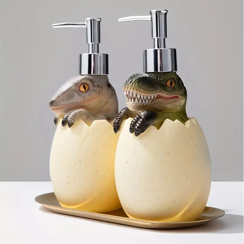 Dinosaur soap dispenser