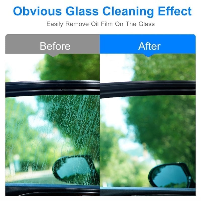 🔥Last Day Promotion 48% OFF🔥 Car Glass Oil Film Cleaner ♻Safety and Long-term Protection♻