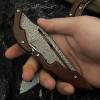BELUGA - DAMASCUS FOLDING EDC