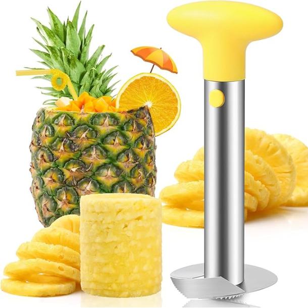 🎁TikTok Last Day Sale - 70% OFF🎉Premium Pineapple Corer and Slicer Tool