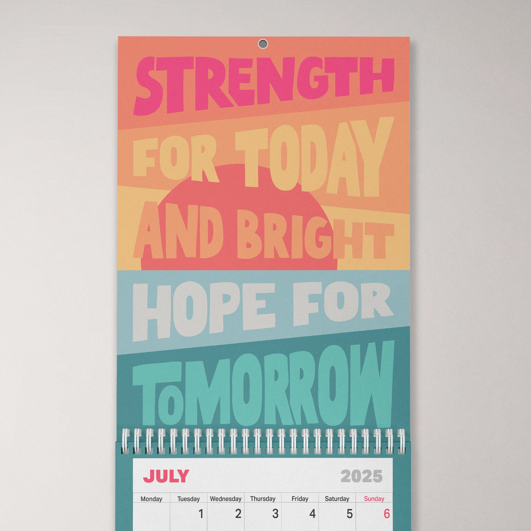 2025 Christian Calendar | Bible Verse Wall Calendar