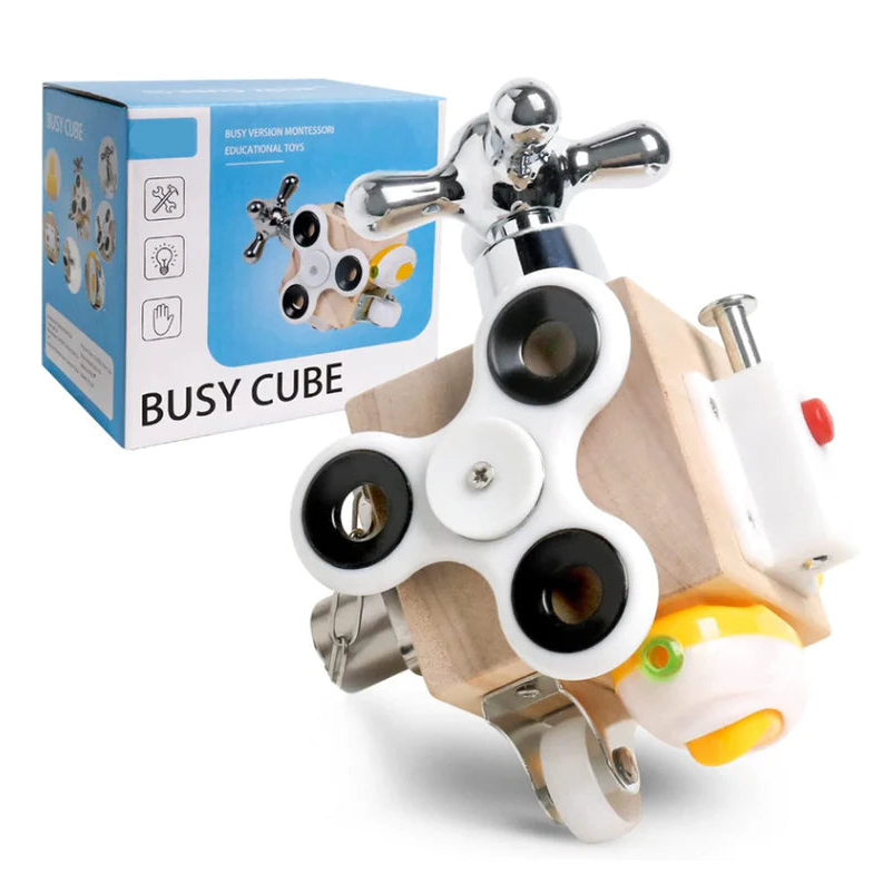🎁Last Day Promotion- SAVE 70%🎉Montessori Busy Cube-Buy 2 Free VIP Shipping