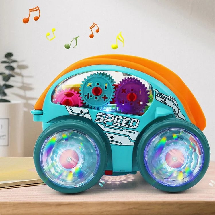 🎄(Christmas Hot Sale - 49% Off) Dynamic Gear-Powered Car with LED Lights