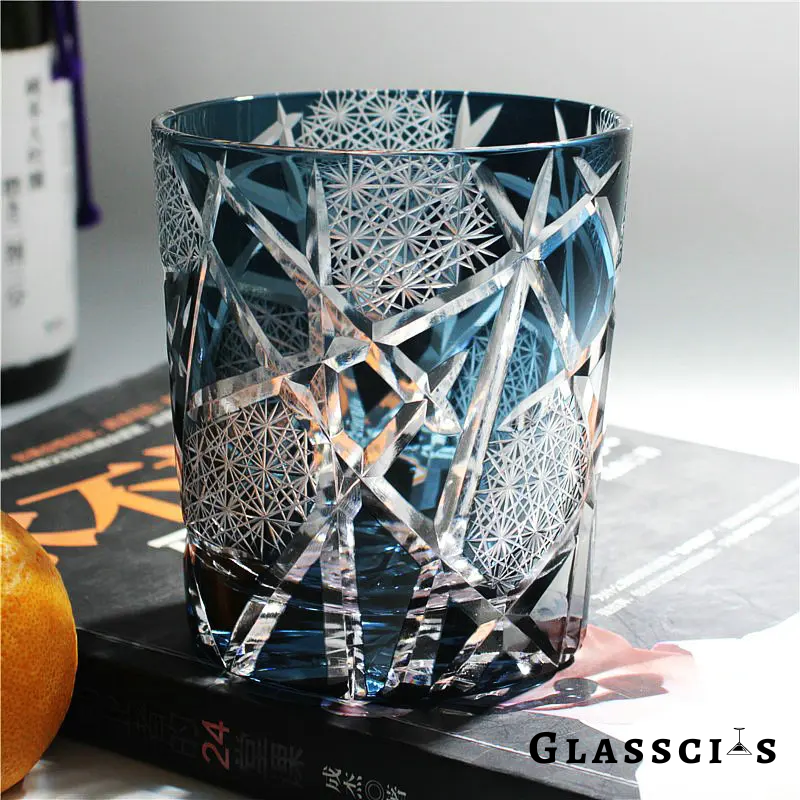 Japanese Royal Edo Kiriko Whiskey Glass