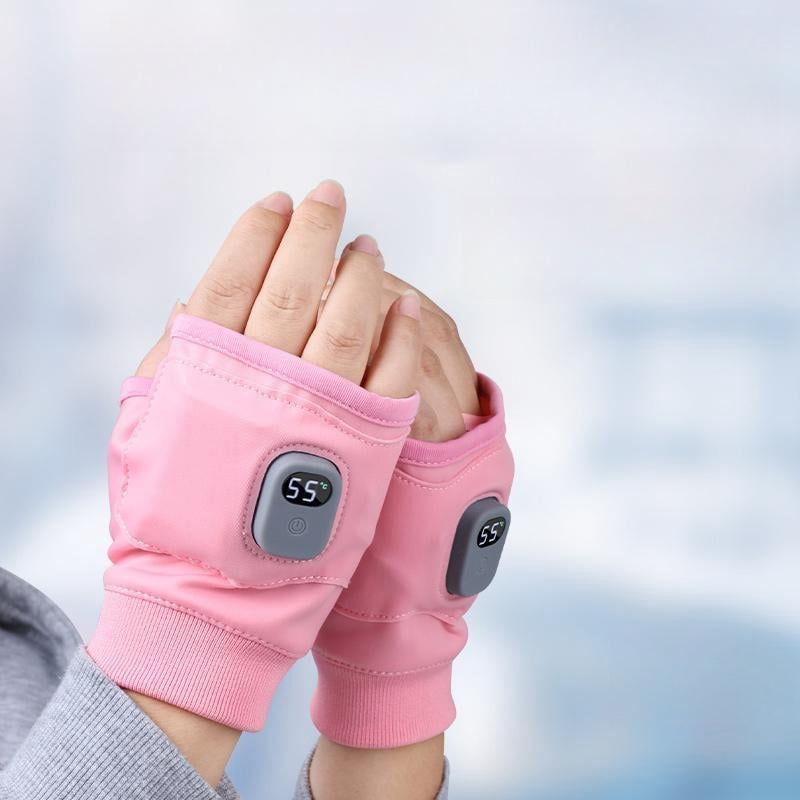 🎁Last Day Promotion 49% OFF🎁 USB Adjustable heating gloves with digital display