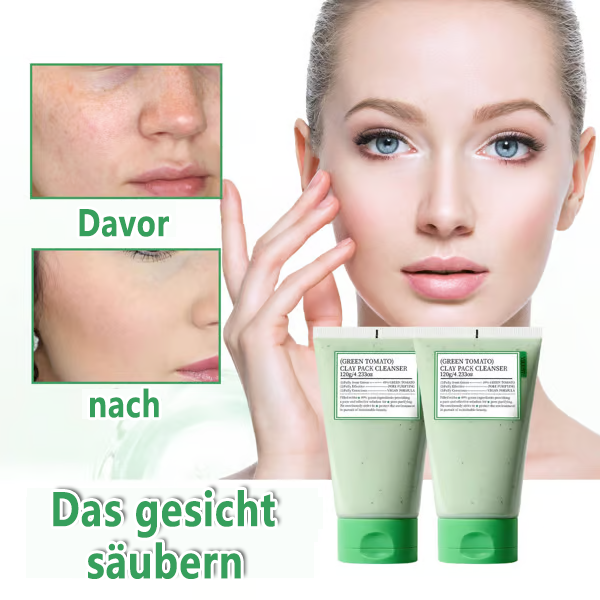 ✨(GRÜNE TOMATE) REINIGUNGSMITTEL FÜR TONMASKE