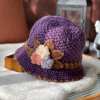 Women's Flowers Knitted Woolen Hat