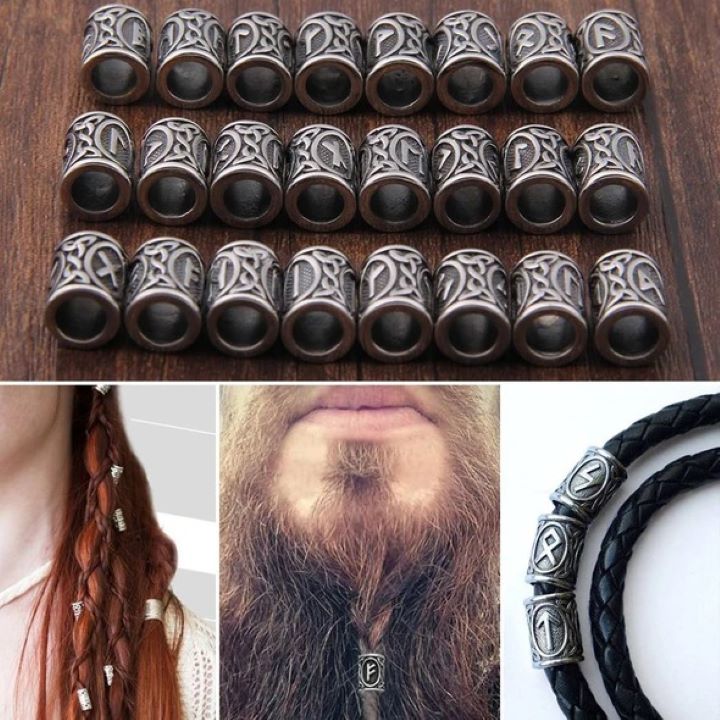 ⛄Early Spring Hot Sale 50% OFF⛄ - Viking Runes Beads Set(24 Pieces)🔥Buy 3 Get Extra 10% OFF&Free Shipping