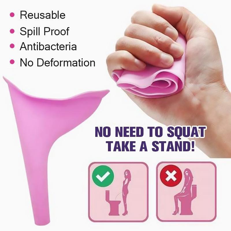 Summer Hot Sale 50% OFF - Reusable Squat-free Female Urinal(Random Color)