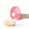 🎁TikTok Last Day Sale - 70% OFF🔥🍿2-in-1 No-Mess Snack Container (🥢Lid comes with fingertip cover)