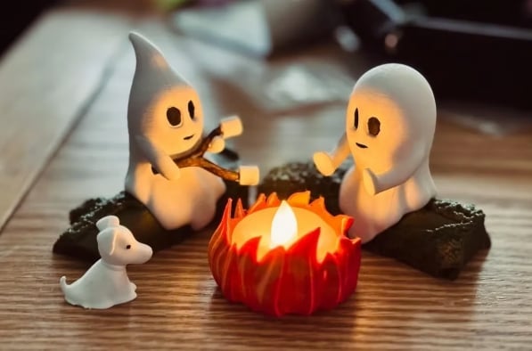 Last Day 50%OFF🔥2025 Ghost Campfire Nightlight👻✨