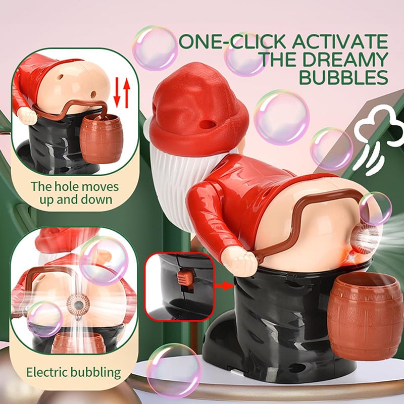 🎅Xmas Sales-50% OFF🎄Funny Santa Bubble Blowing Machine