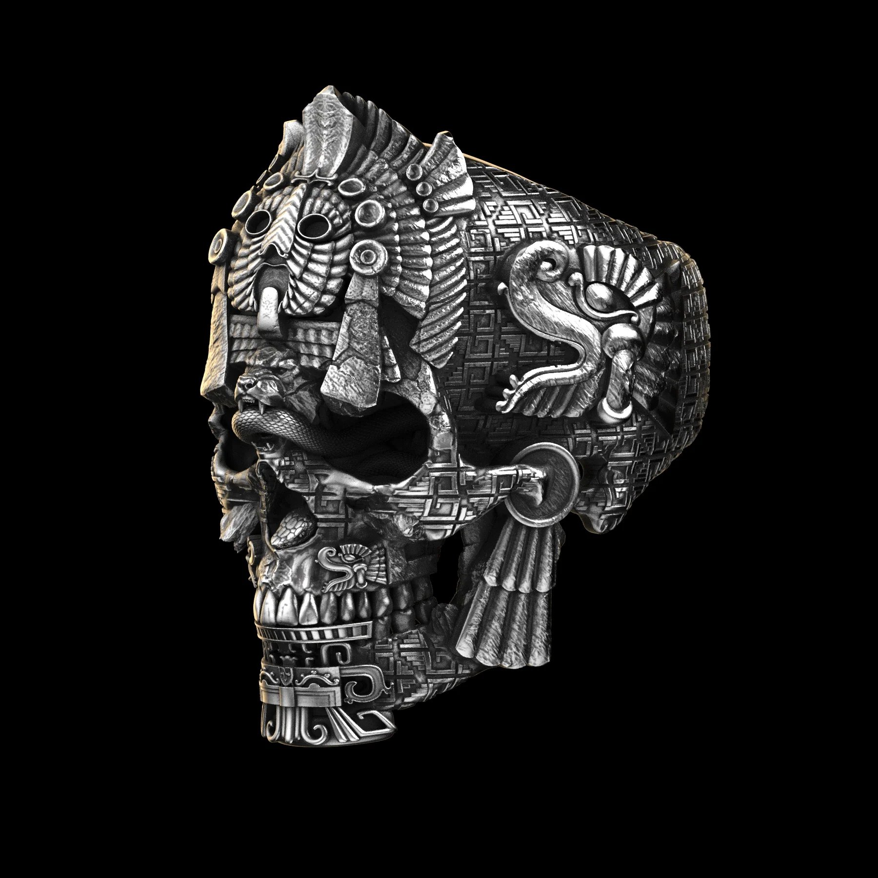 TikTok Last Day Promotion -60% OFF🎉Sterling Silver Black Skull Ring