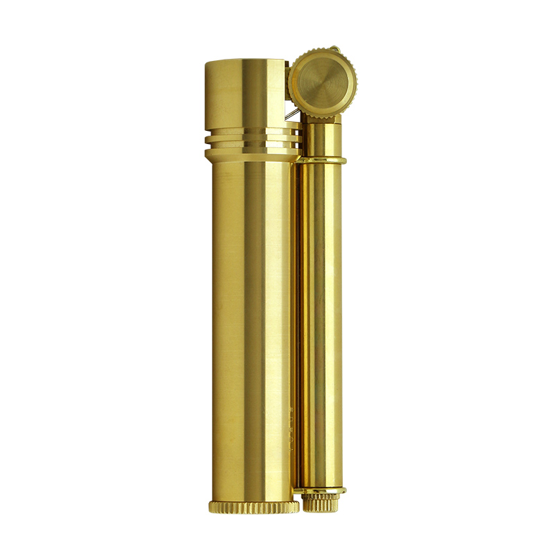 Stainless Steel Brass Vintage Creative Old Kerosene Lighter