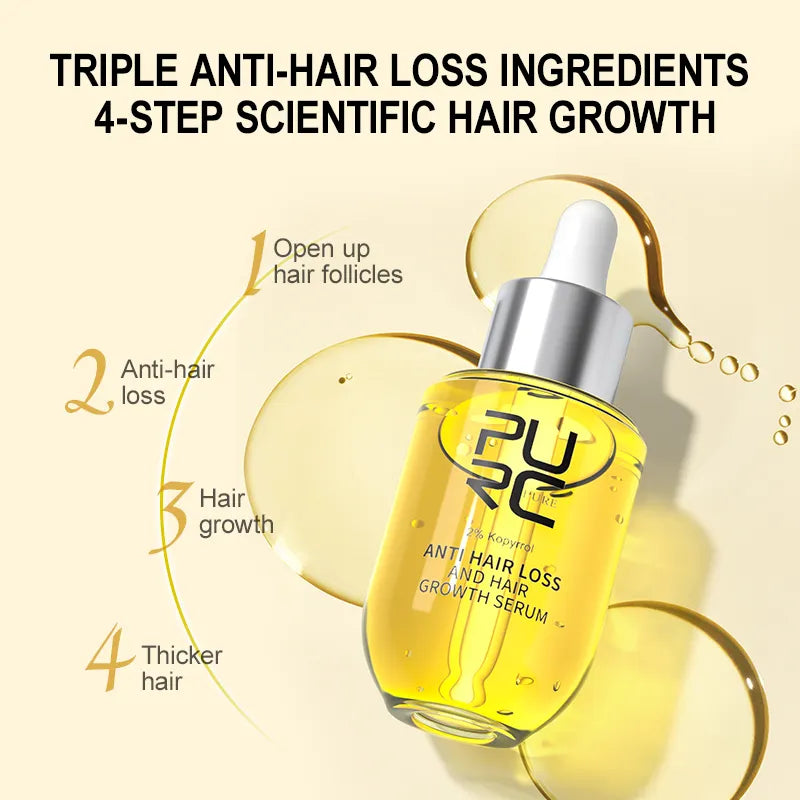 🔥LAST DAY 50% OFF 🔥PURC Hair Regrowth Treatment - Anti Hair Loss & Hair Growth