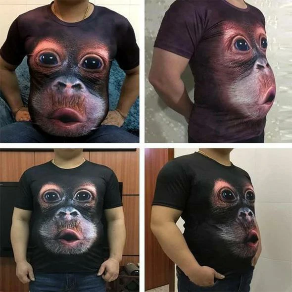 ✨ Father's Day Sale✨Funny Monkey Face T-Shirt