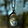 💕Handmade Dandelion Wish necklace - Made With Real Dandelion Seeds