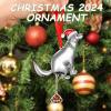 🎄🐕2024 Funny Pooping Dog Ornament for Christmas Tree Decoration