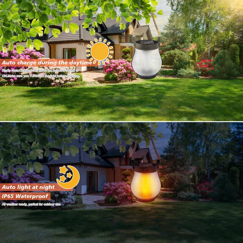 💥LAST DAY SALE 50% OFF💥Dancing Flame Solar Lantern Outdoor Lights⚡BUY 2 FREE SHIPPING