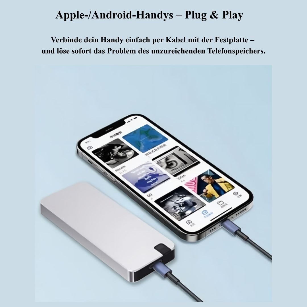 🔥Heißer Verkauf 49% Rabatt🔥Tragbare SSD (USB-3.0)
