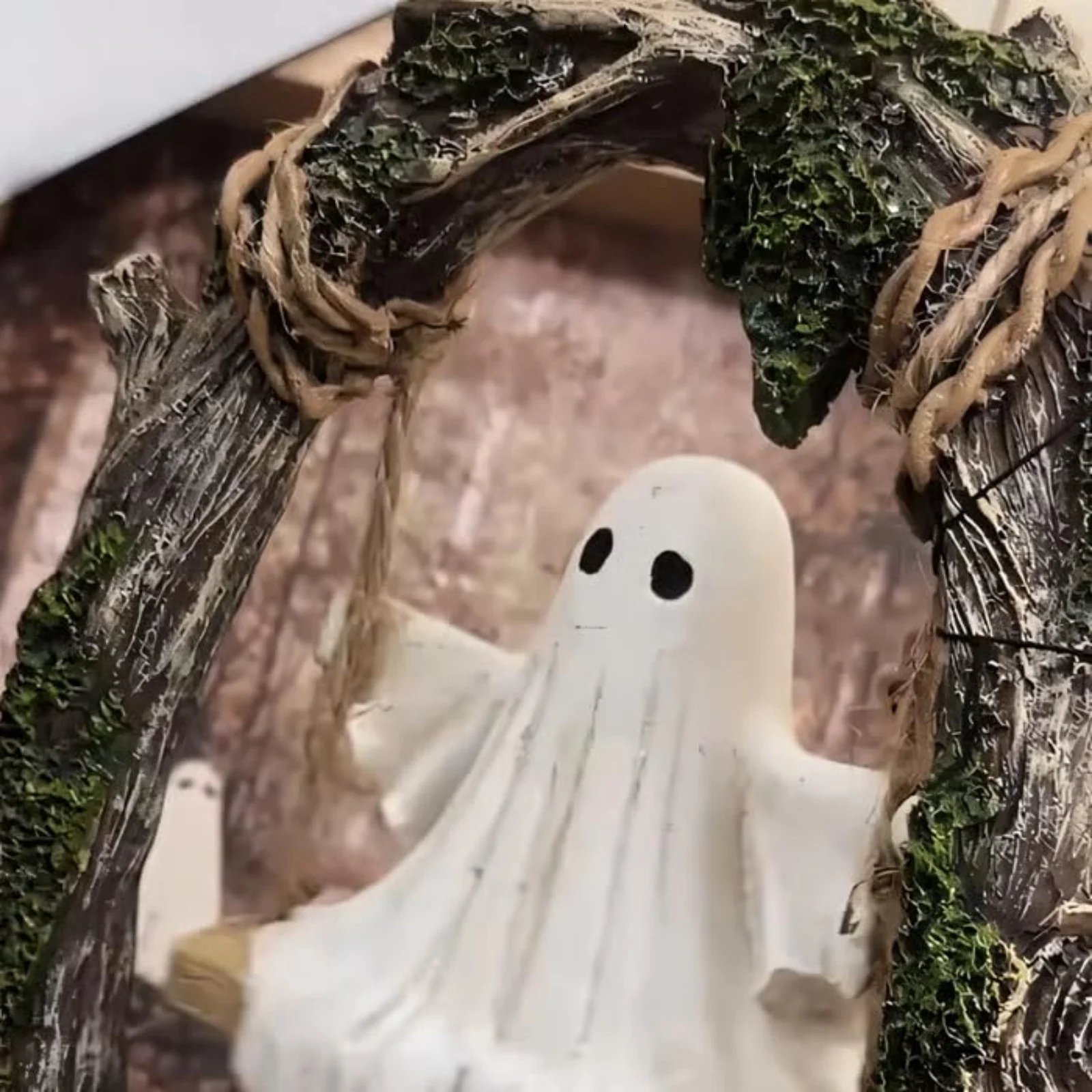 🔥Early Halloween Offer👻2025 Oncandforal®Swinging Shadows: Ghost on a Tree Swing