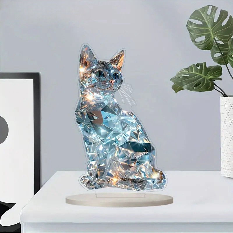 🐱Limited Time Sale-SAVE 50% OFF - Colorful Kitten Desktop Standing Decoration