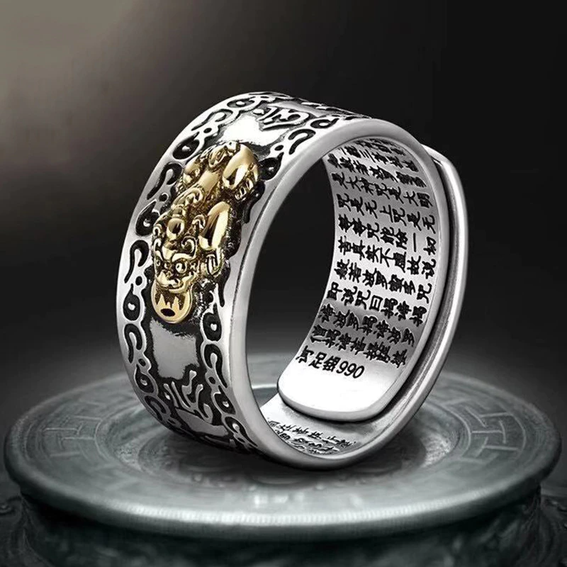 Feng Shui Pixiu Mantra Ring-Unlock Abundance