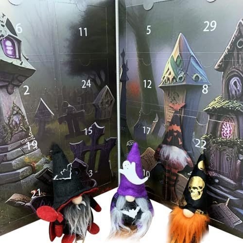 🎃Early Halloween Sale👻2024 Halloween Countdown Advent Calendar | Gnome Blind Box