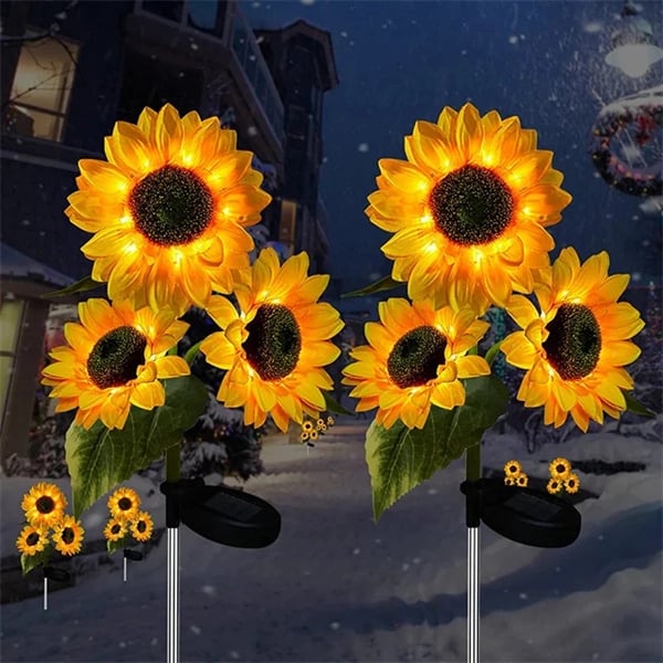 🌻Last Day 70% OFF-- Waterproof Solar Sunflower Light