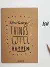 Kraft Paper Cover Notebook 1pack