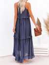 💥LAST DAY SALE 50% OFF💖Holiday Style Ruffled Long Dress