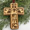 Cross Nativity Ornament