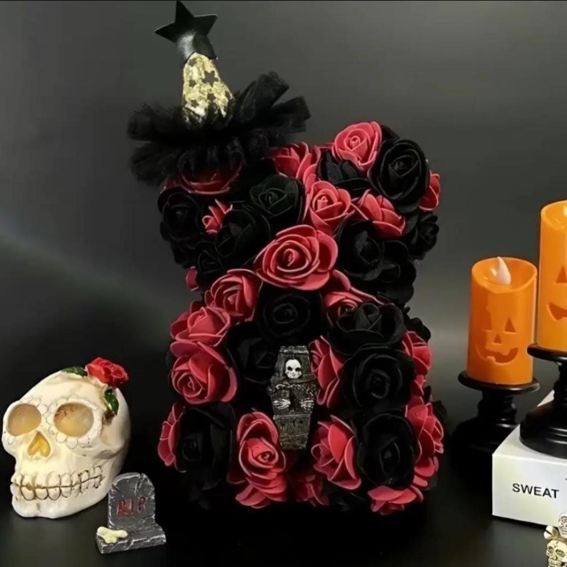 🔥Last Day Promotion - 60% OFF🎁🎃🌹🧸Halloween Eternal Rose Bear🧸