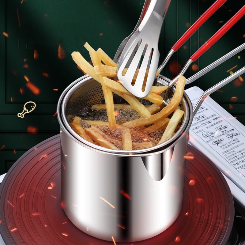 🎁TikTok Last Day Sale - 70% OFF🎉2-in-1 304 Stainless Steel Multifunctional Oil Strainer Pot