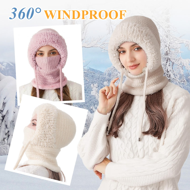 [Last Day]❄️Winter Special 59% OFF🔥Women's Outdoors Windproof Scarf Hat