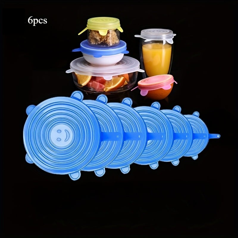 💥LAST DAY SALE 50% OFF💥6/12pcs Silicone Cover Stretch Reusable Lids