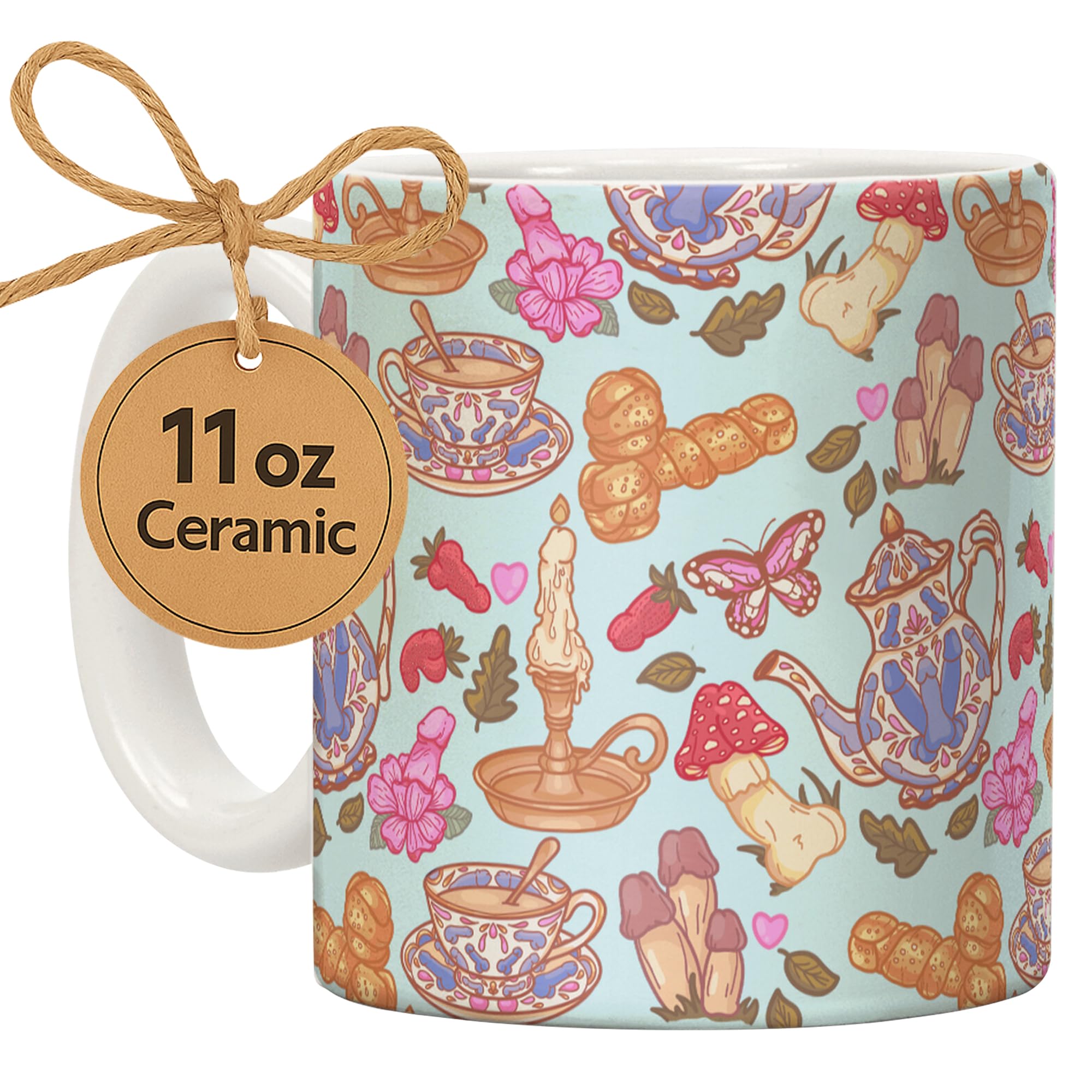 🎁TikTok Last Day Sale - 70% OFF🎉Cottagecore Penis Coffee Mug