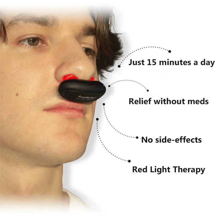 Last Day Promotion 70% OFF - 🔥RespiRelief Red Light Nasal Therapy Instrument