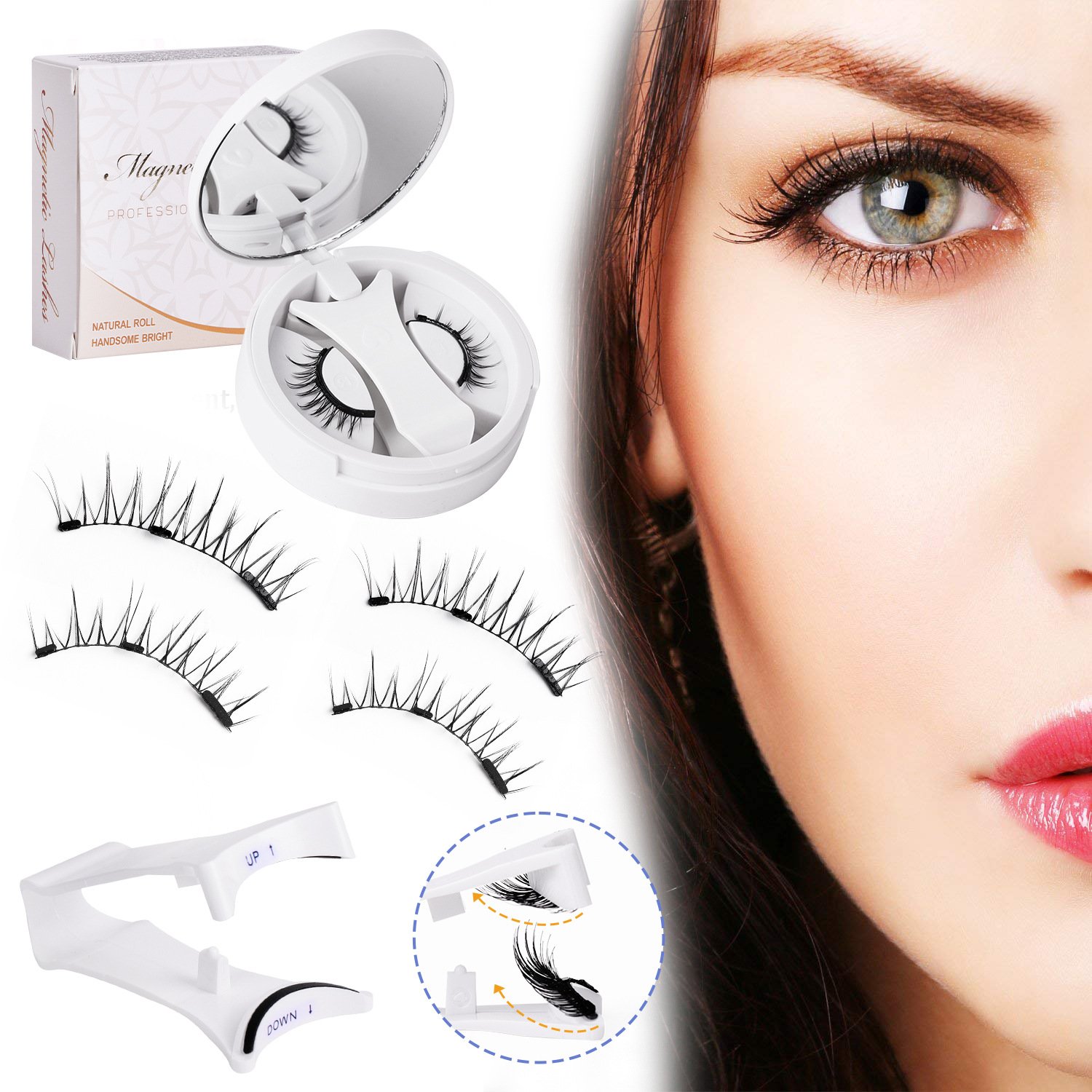 💖Summer Hot Sale 49% OFF -- Soft Magnetic Eyelashes All-in-One Box, Reusable