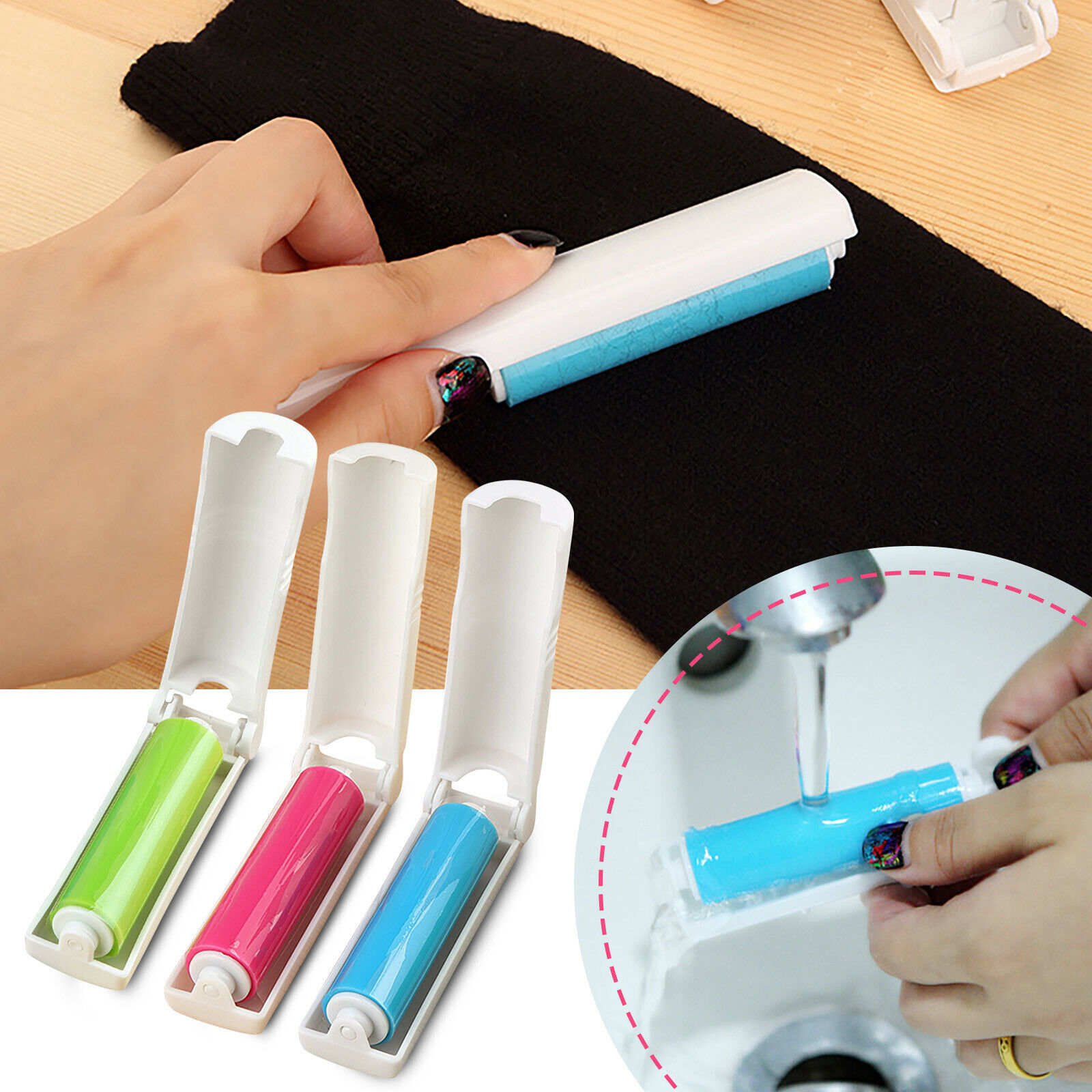 BUY 3 FREE SHIPPING-Washable Reusable Gel Lint Roller