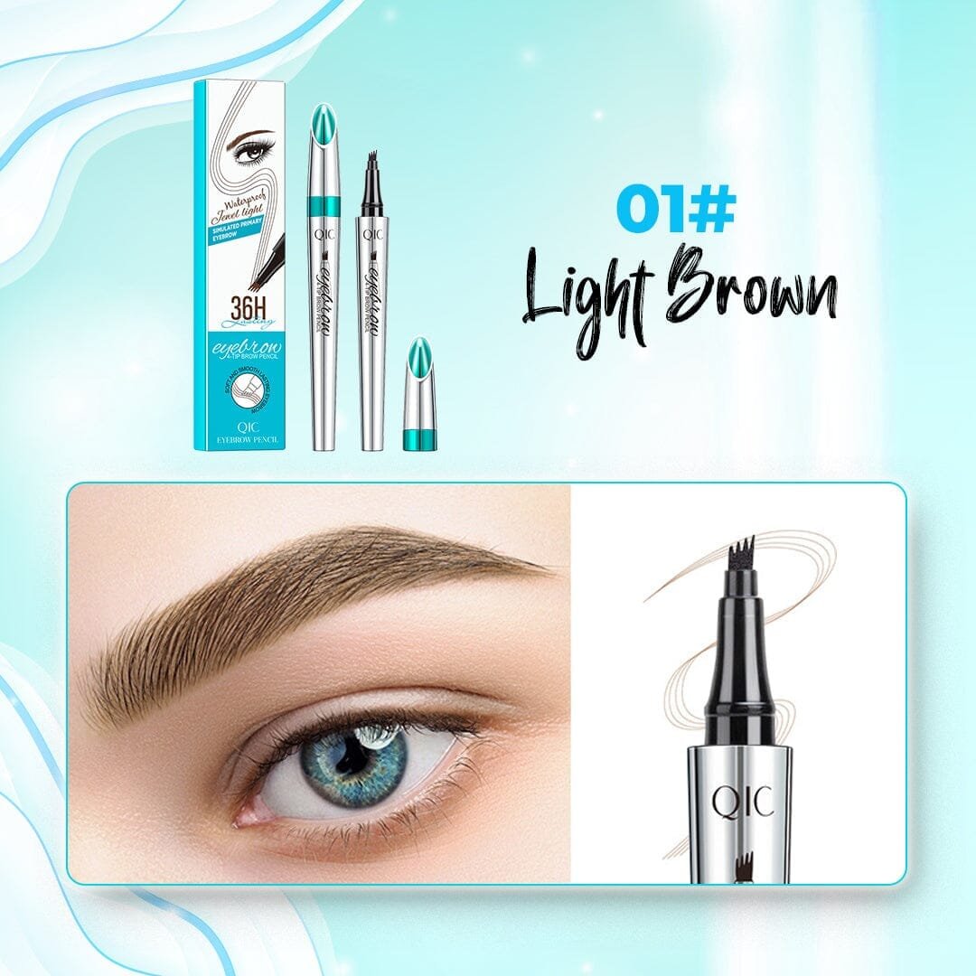 (🔥Last Day 50% OFF) 3D Microblading 4-tip Eyebrow Pen