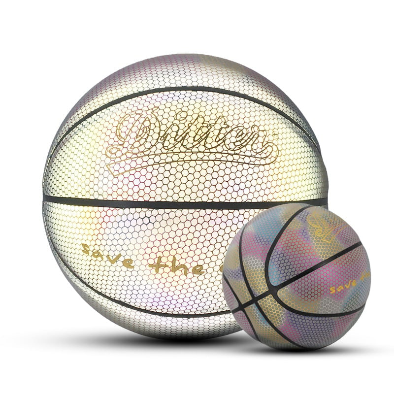 Holographic Reflective Glowing Basketball🏀/Soccer⚽/Football (Rubgy)🏈/Volleyball🏐