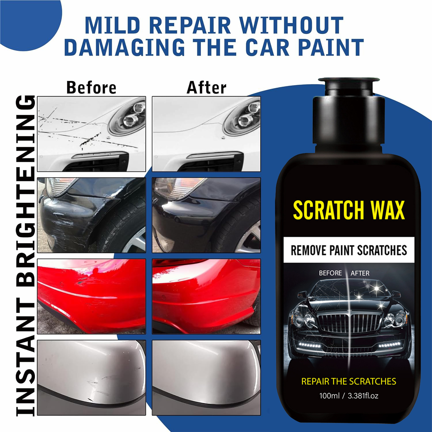 Tiktok Summer Sale🎉Car Scratch Removal Cream - Restores Your Car Shine Instantly